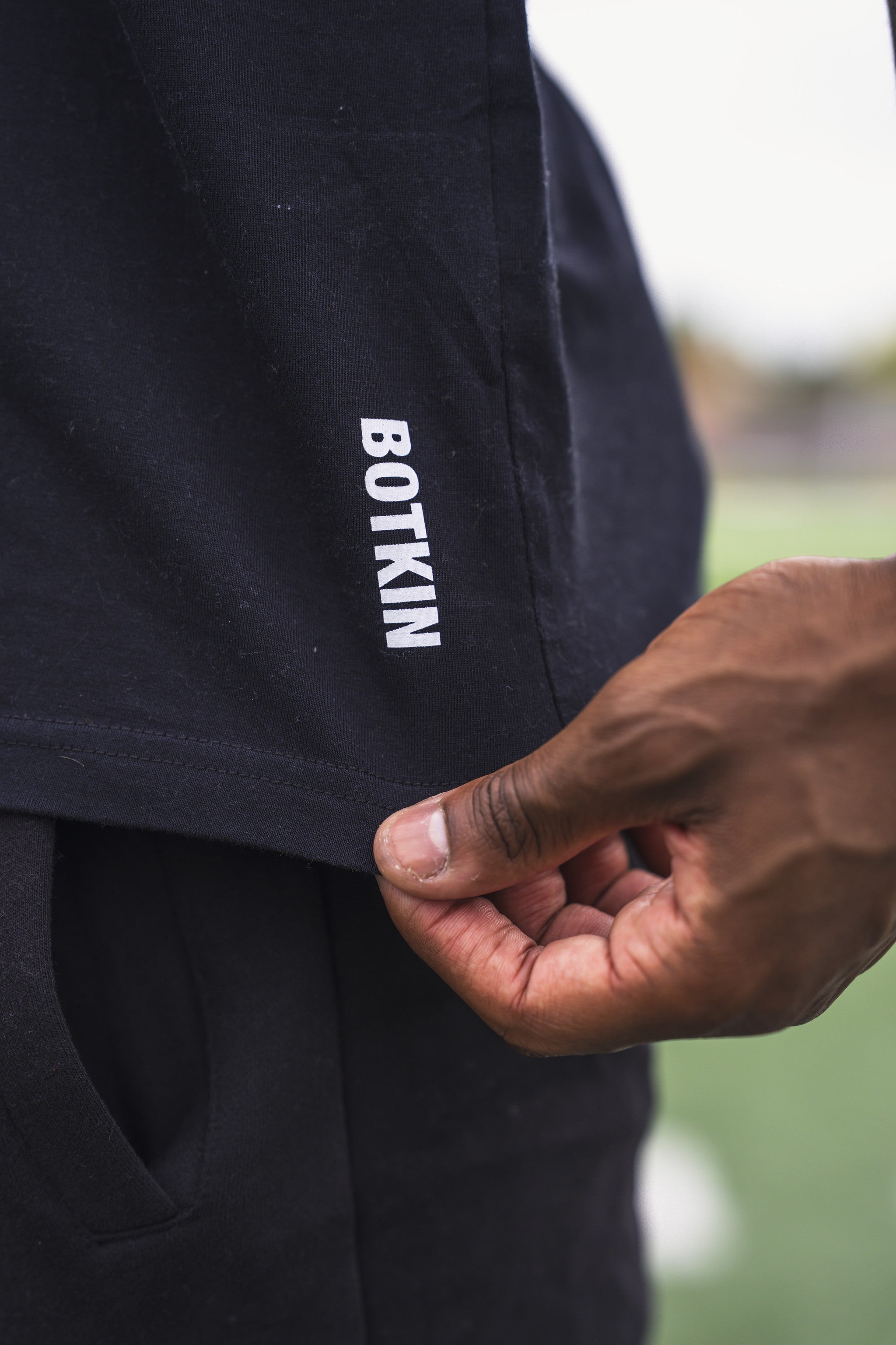 Botkin Essential Tee - Black front view