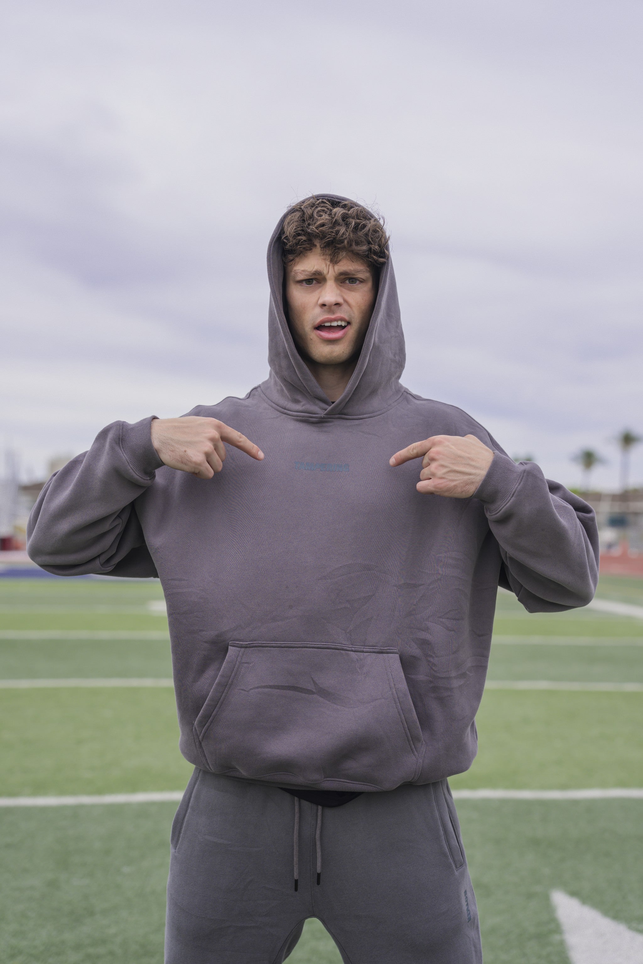 Tampering Hoodie - Stealth Shadow view 3