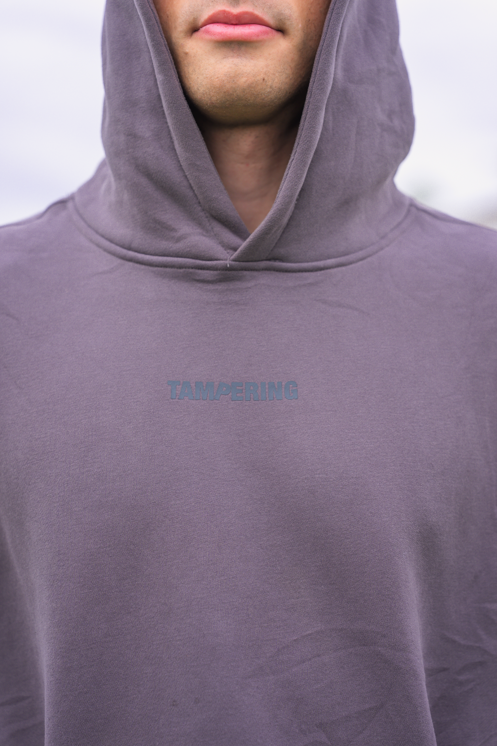 Tampering Hoodie - Stealth Shadow close-up